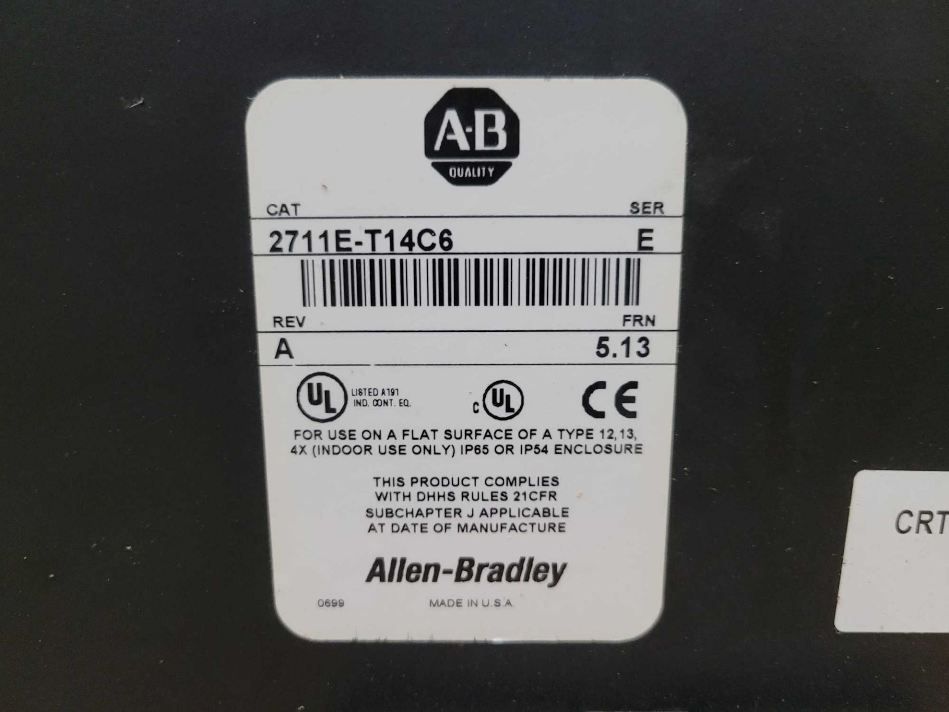 LOT OF 2 ALLEN BRADLEY 1400ELKC6 /E PANELVIEW 1400E - Image 4 of 4