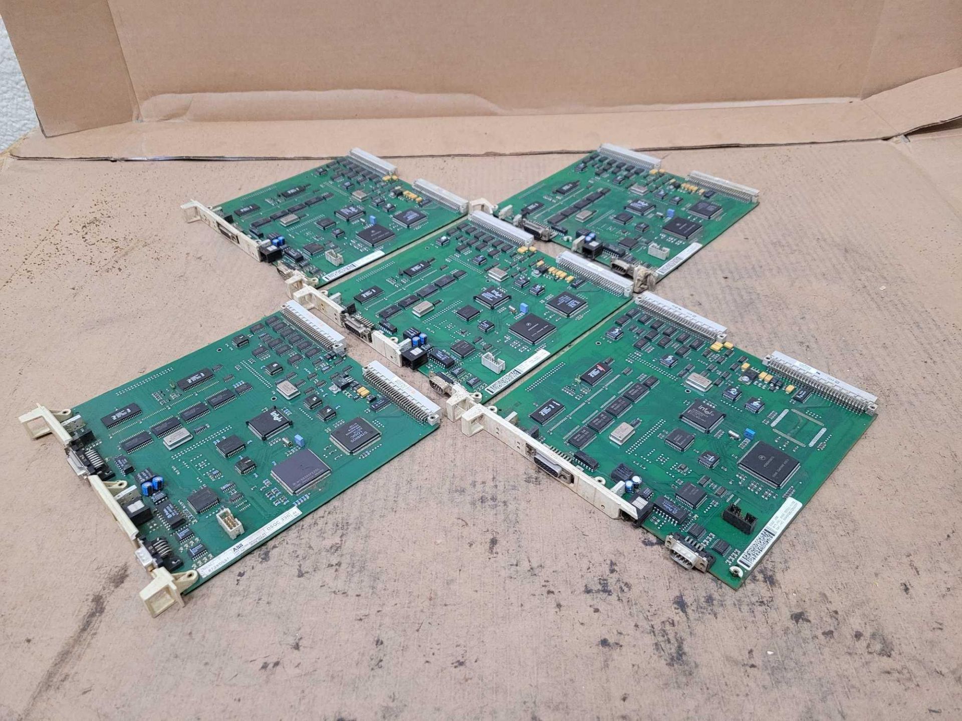 LOT OF 5 3HNE 00074/ NI0C PCB CIRCUIT BOARD