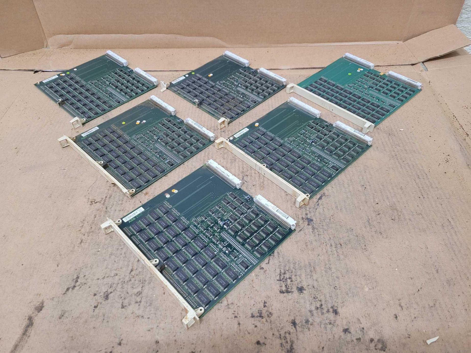 LOT OF 6 ABB 3HAB5957-1 3BSC-980-006-R109 MEMORY BOARD