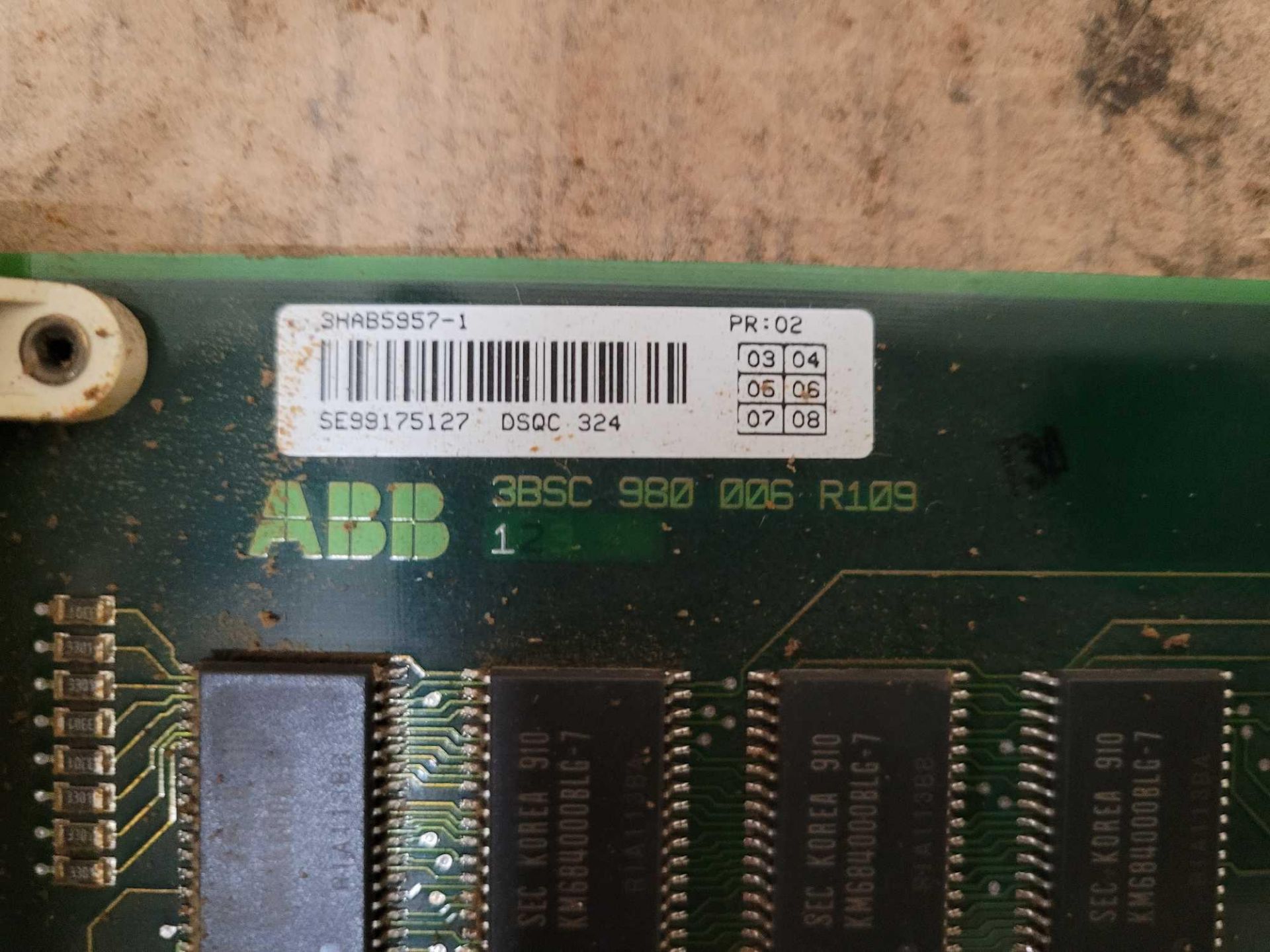 LOT OF 7 ABB 3HAB5957-1 3BSC-980-006-R109 MEMORY BOARD - Image 9 of 9