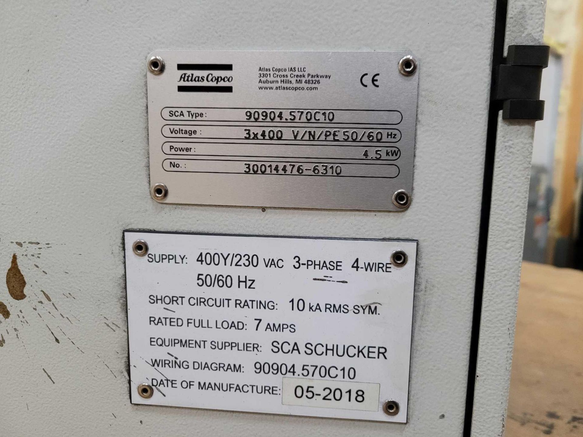 SCA TPC 6000-05, SCA SYS6000-15, MEANWELL SDR-120-24, [2] SIEMENS 3RV2711-1JD10, ABB 2CSF204101R1250 - Image 2 of 11