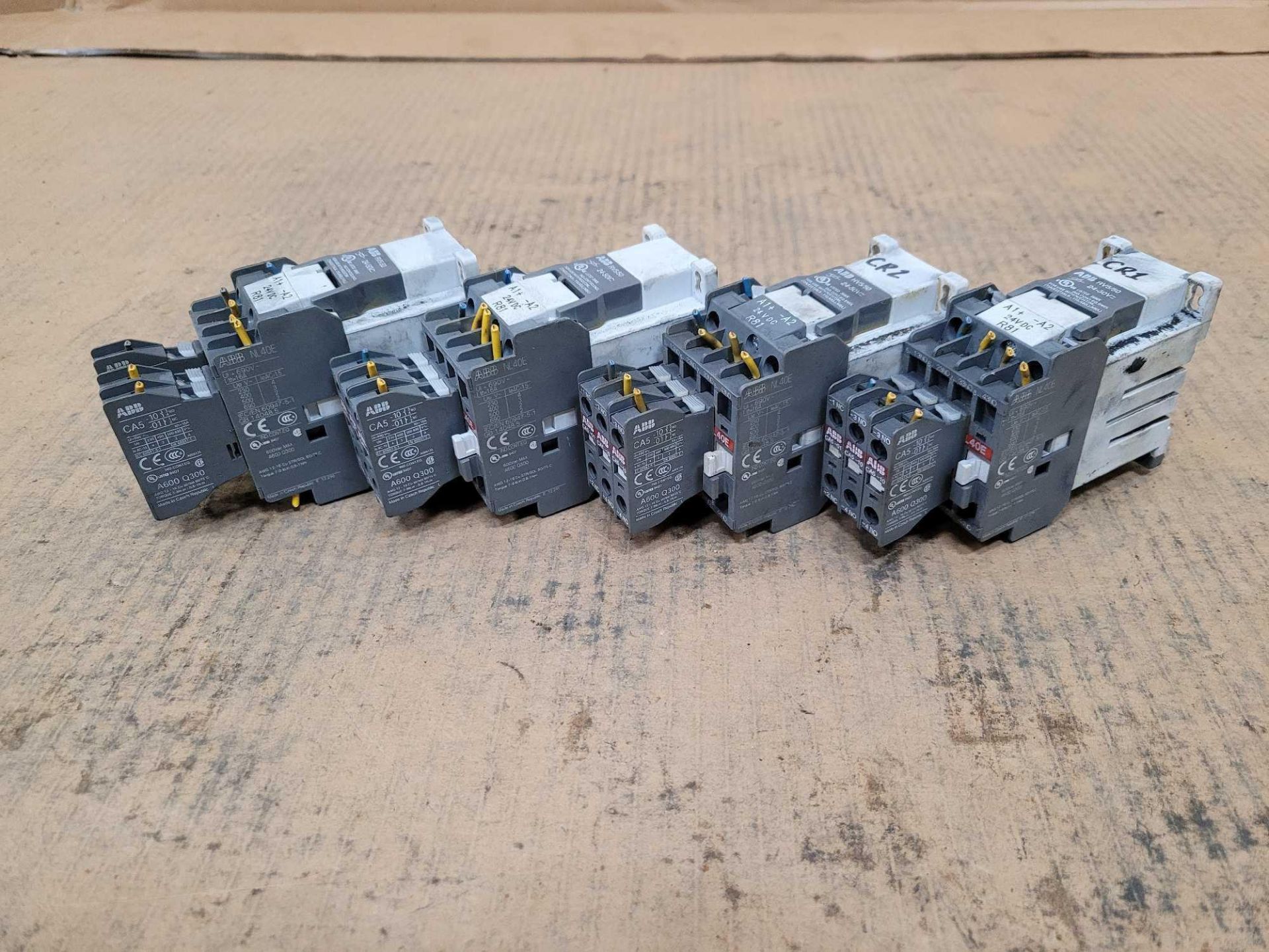 LOT OF 4 ABB NL40E RELAY CONTACTOR