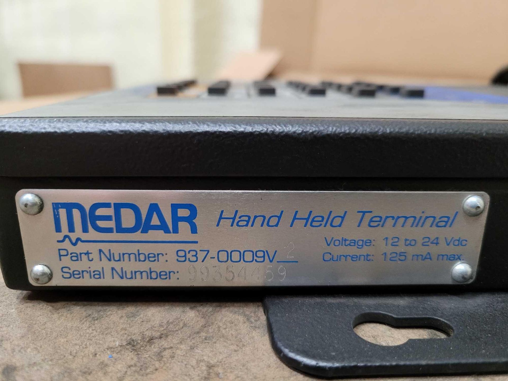 MEDAR 937-0009V2 HAND HELD TERMINAL - Image 2 of 2