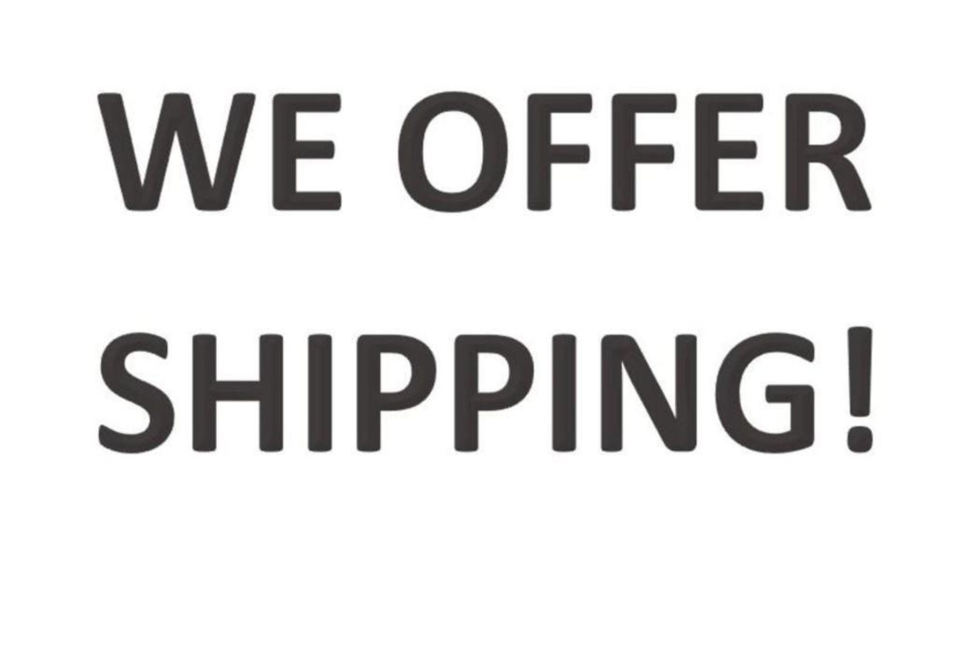 PICKUP OR SHIPPING OPTIONS: Pickup: REMOVAL DEADLINE: 2 WEEKS AFTER AUCTION SALE DATE. You must have