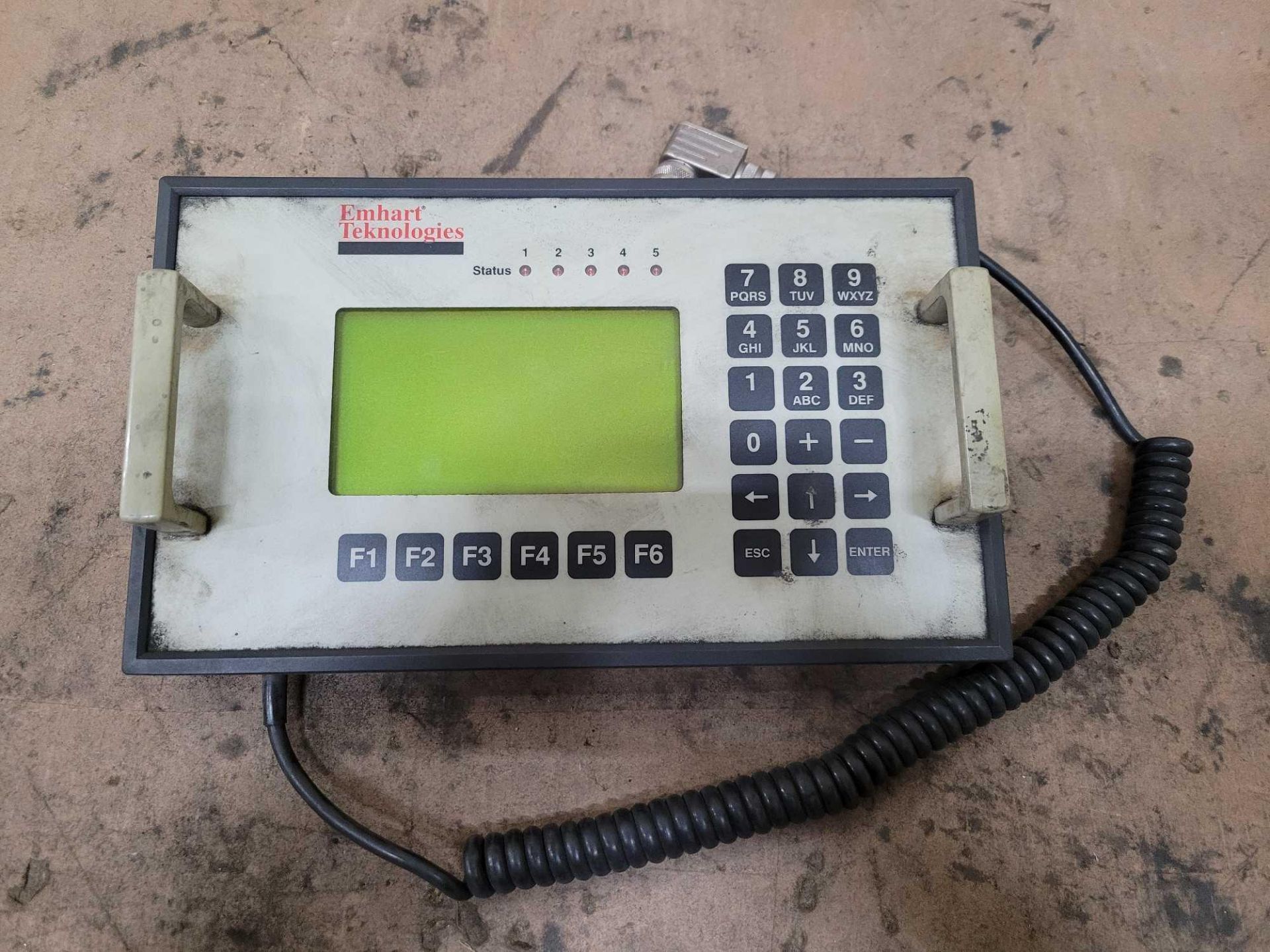 EMHART TEKNOLOGIES ZA1024 AZ04 Z010 009 TERMINAL CONTROL PANEL