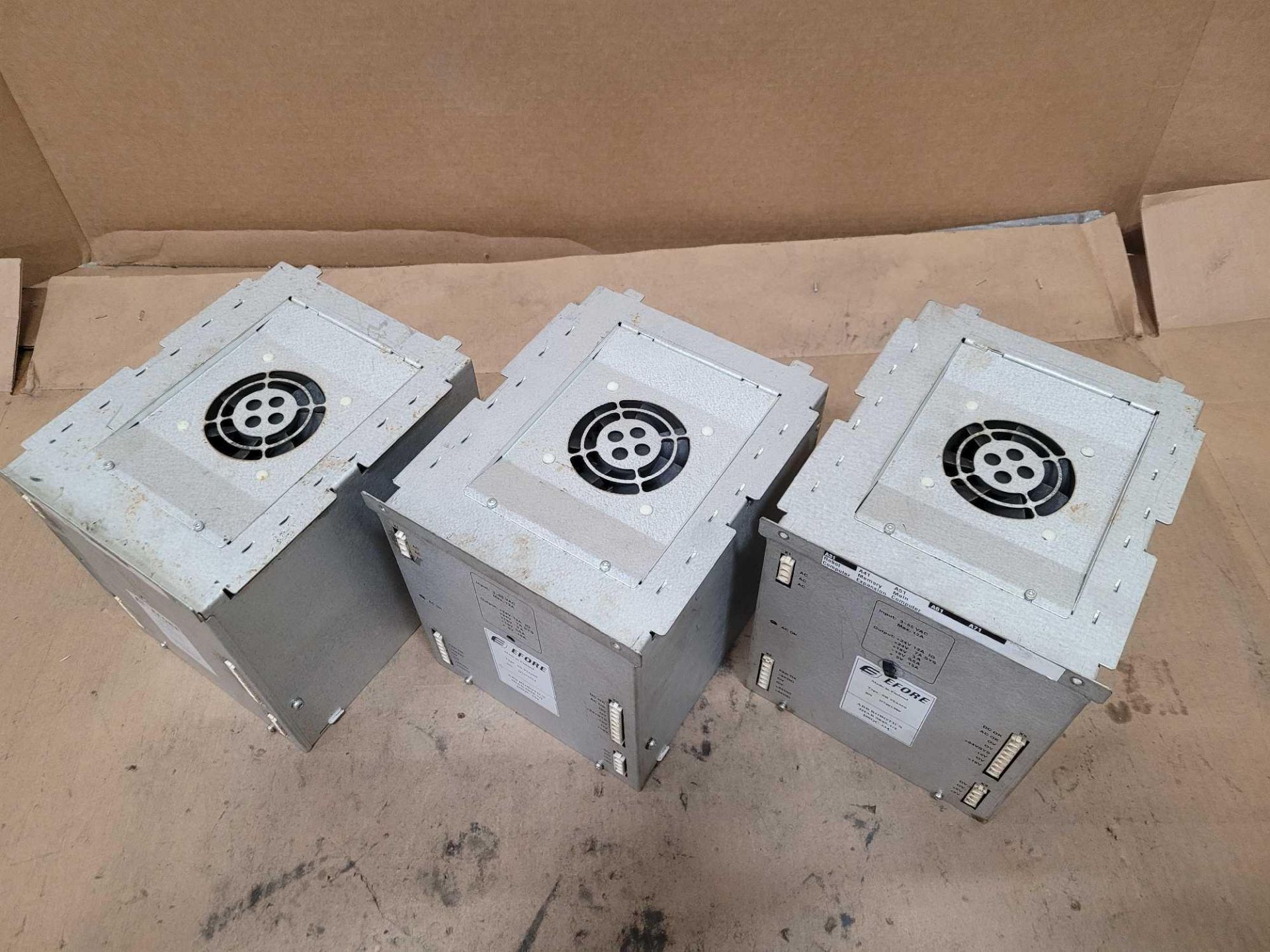 LOT OF 3 EFORE ABB 3HAB 5845-1/2 DSQC 334 POWER SUPPLY SR 92A060 D7401363 - Image 2 of 3