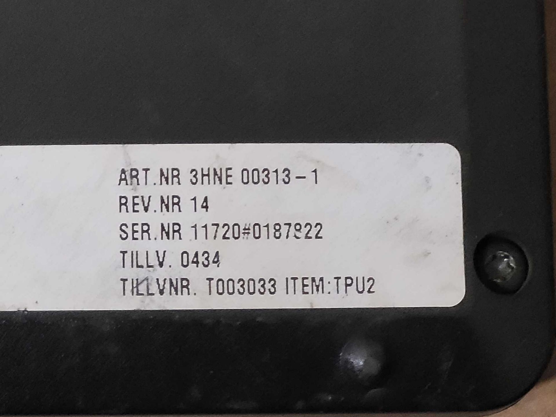 ABB 3HNE00313-1 TEACH PENDANT - Image 3 of 3