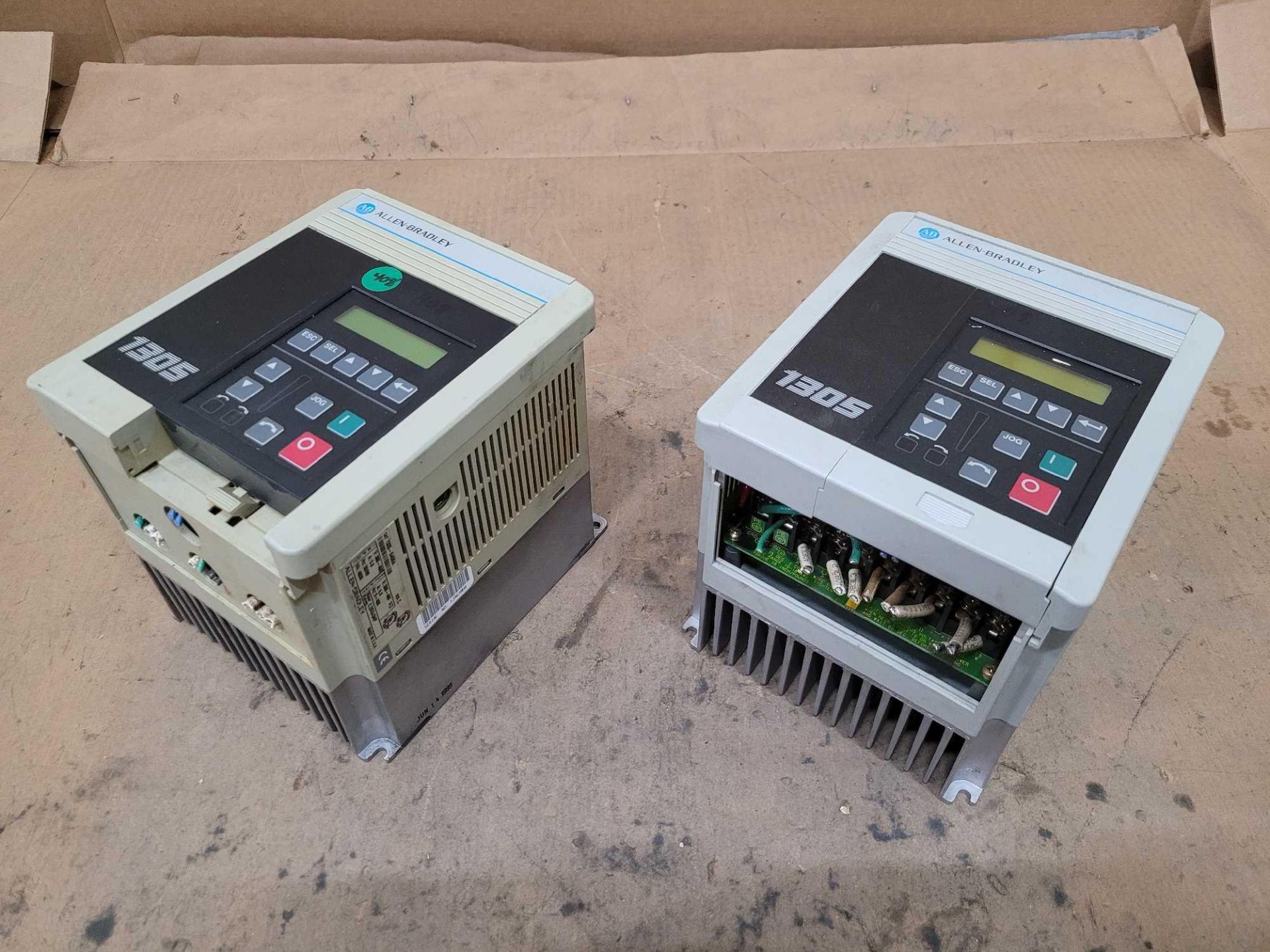 LOT OF 2 ALLEN BRADLEY 1305-BA04A /C AC DRIVE