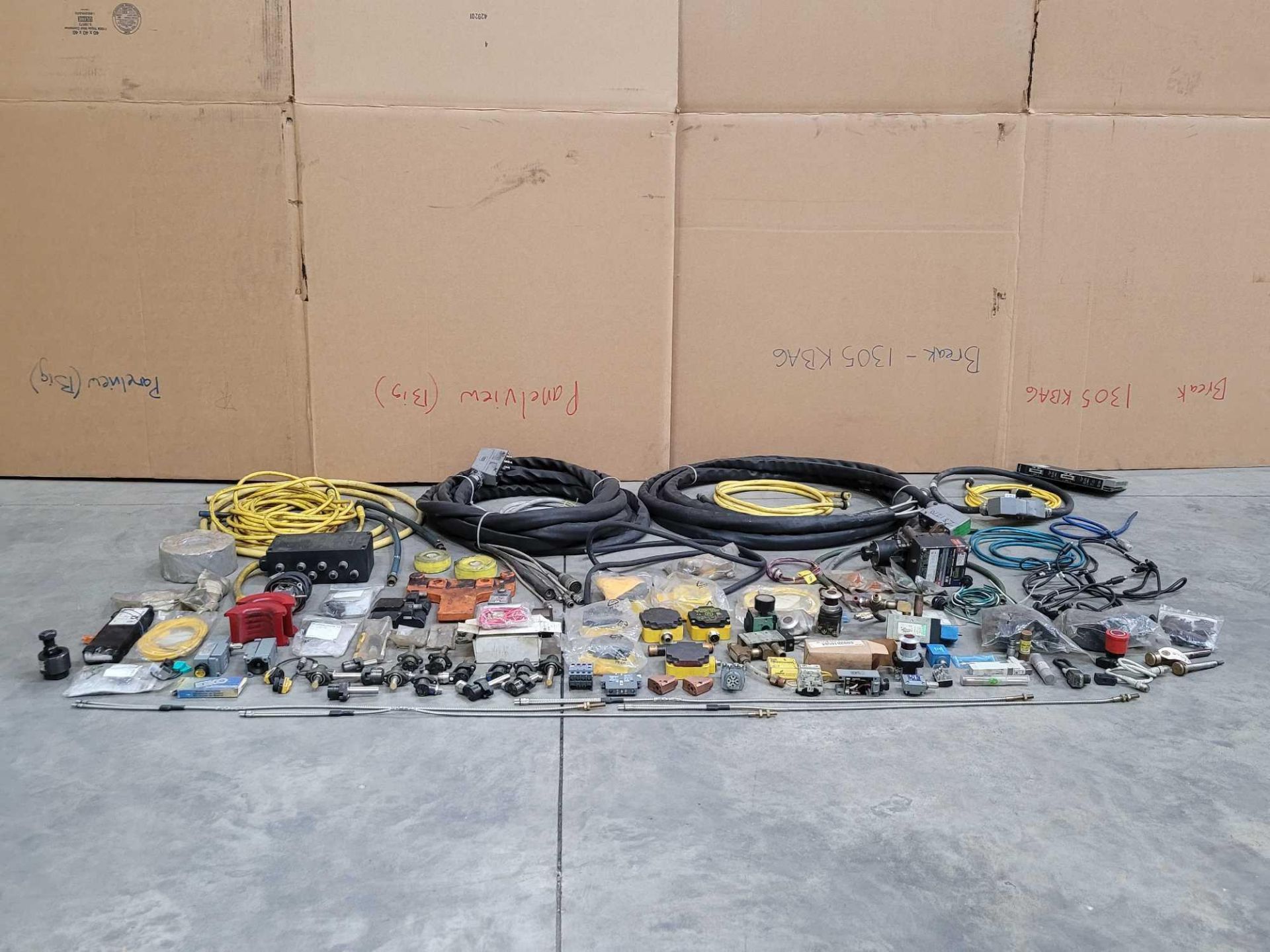 LOT OF MISC HARDWARE, CABLES: ALLEN BRADLEY, TURCK, SQUARE D, GEMS, PEPPERL+FUCHS, NUMATICS, ROCON W