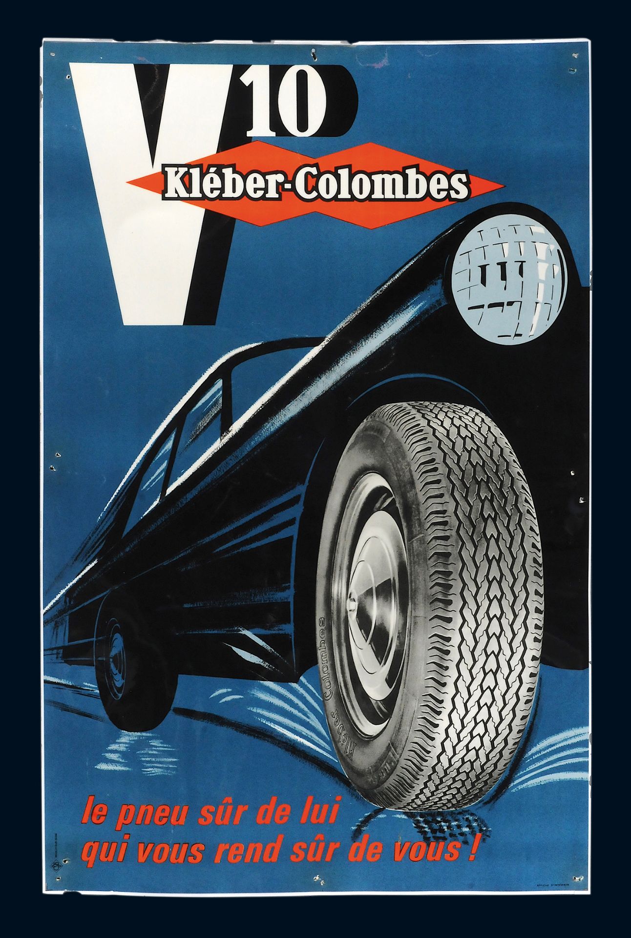Kleber V10 Kunststoff Plakat "Automobil"