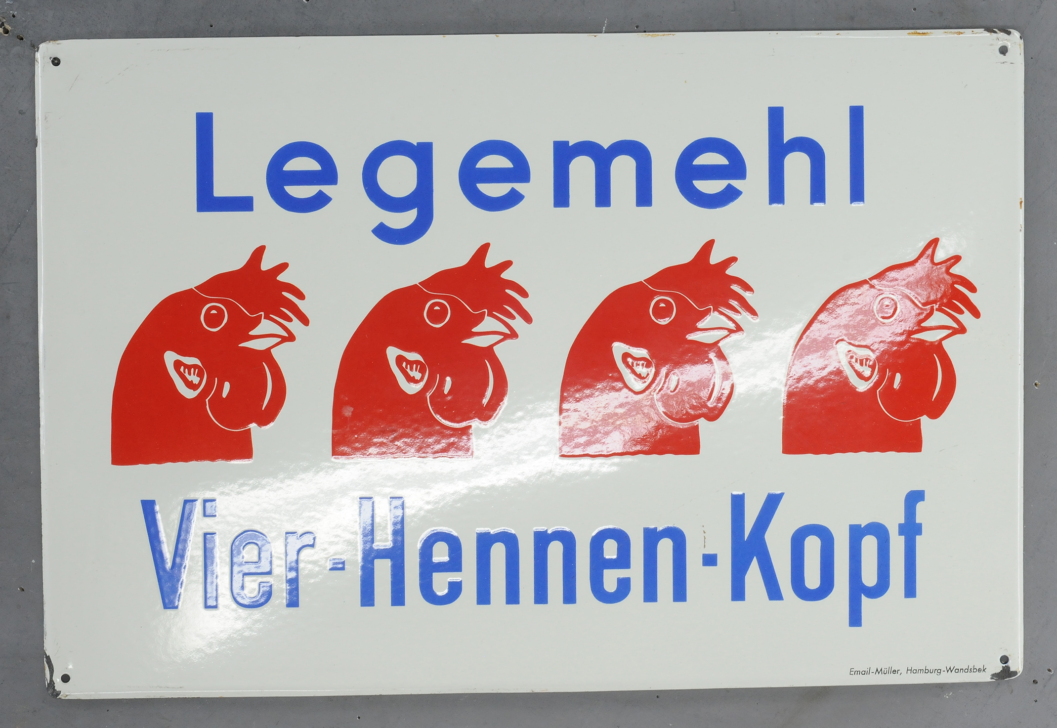 Vier-Hennen-Kopf Legemehl - Image 3 of 3