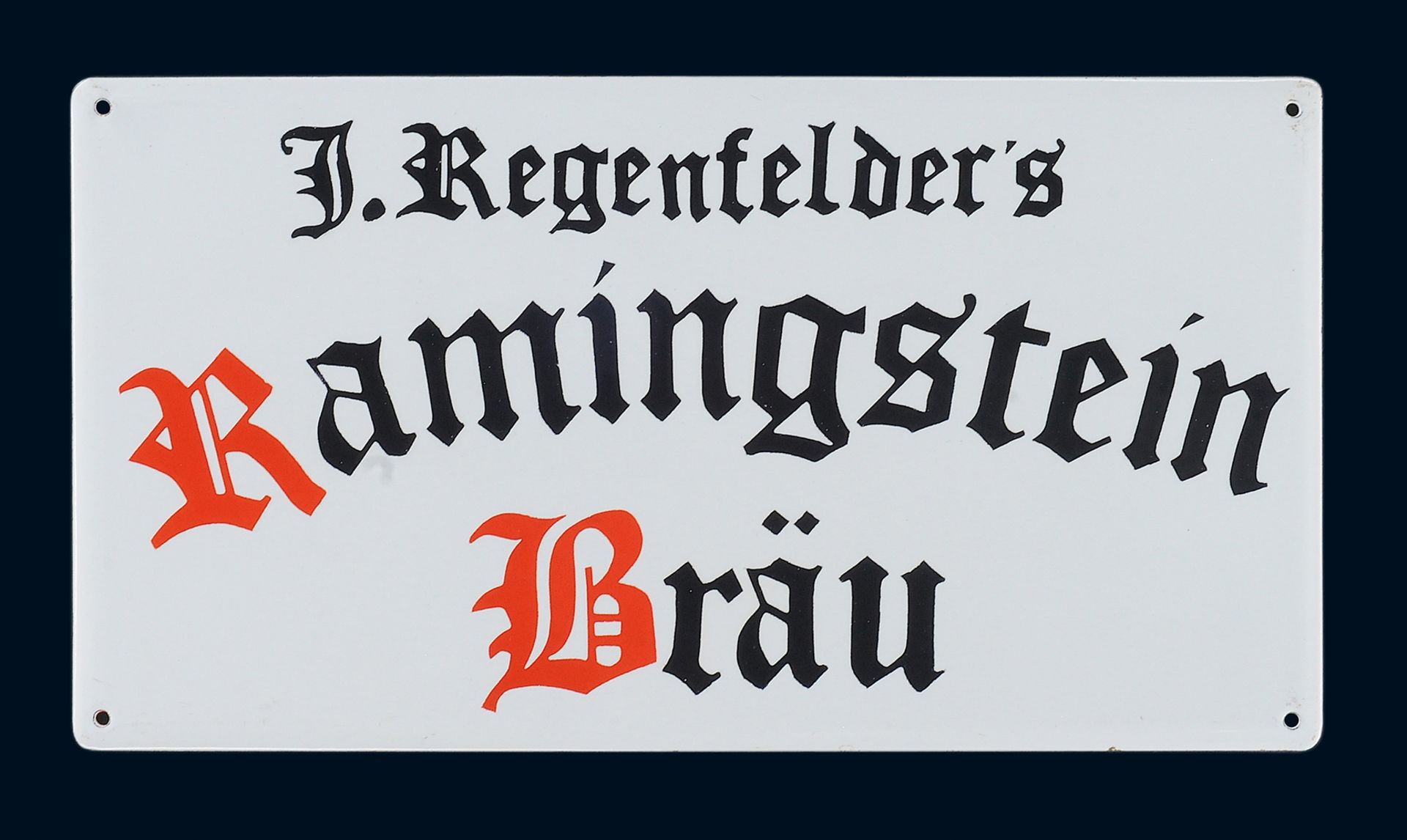 J. Regenfelder*s Ramingstein Bräu