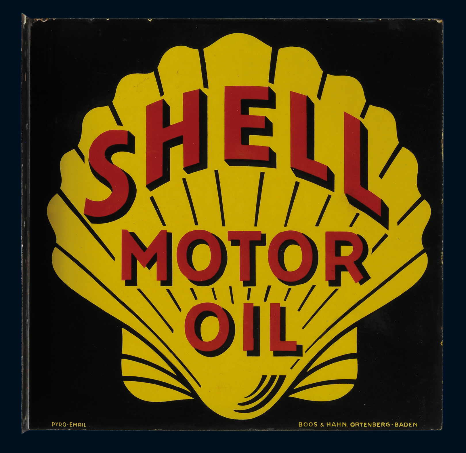 Shell Motor Oil Ausleger