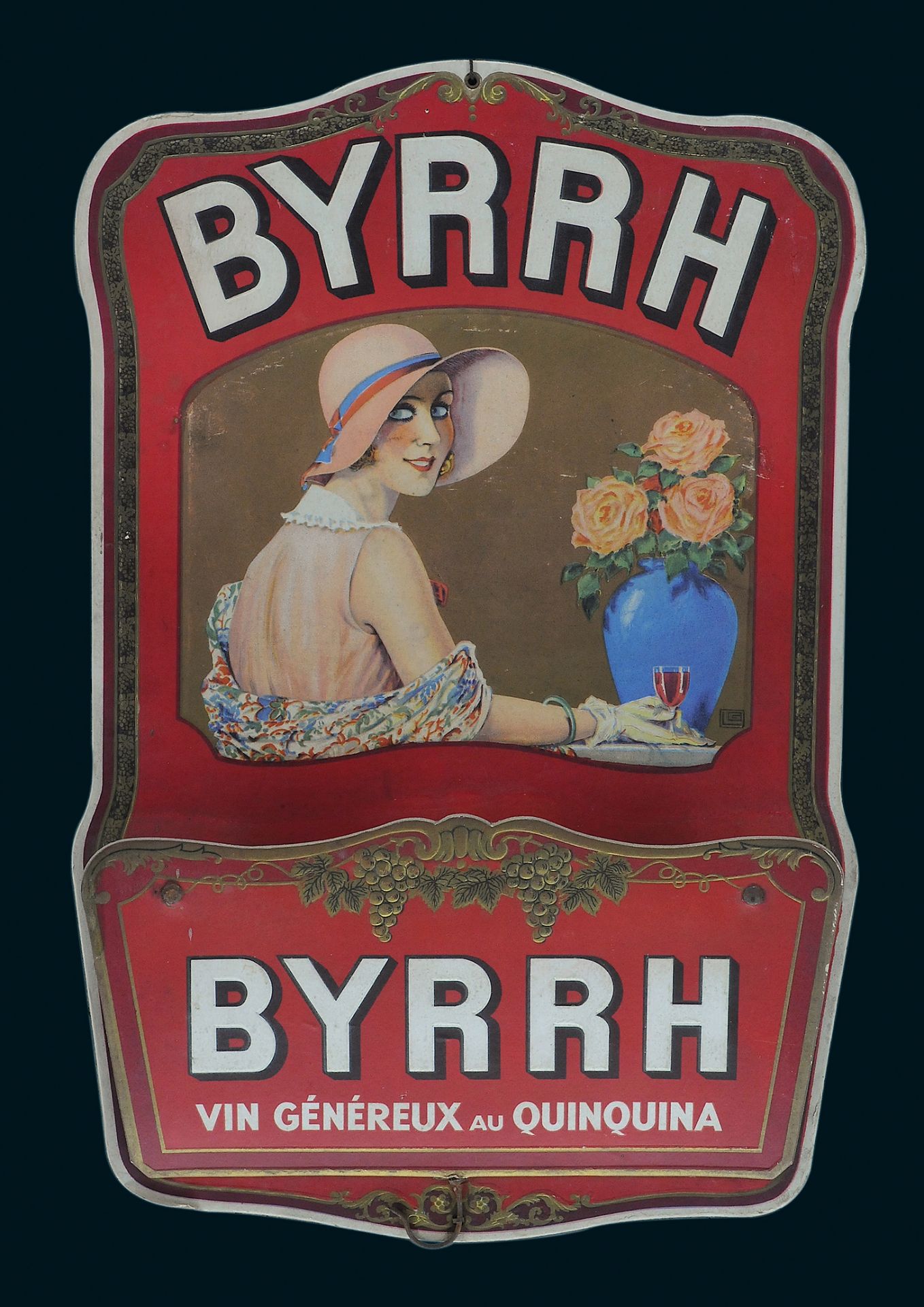 Byrrh Weinkartenhalter