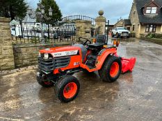 KUBOTA B1700 17hp 4WD COMPACT TRACTOR WITH 2019 EF105 FLAIL MOWER *PLUS VAT*