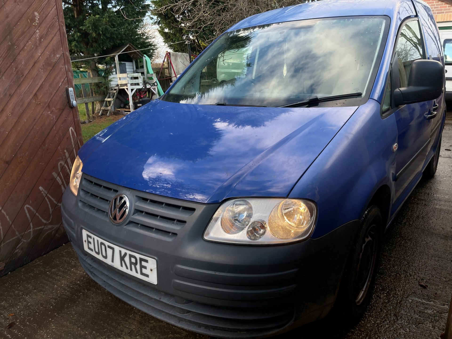 2007 VOLKSWAGEN CADDY 69PS SDI BLUE PANEL VAN, 120K MILES, 2.0 DIESEL *NO VAT* - Image 2 of 13