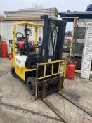 TCM 1.6 TON FORKLIFT LPG, TIDY MACHINE, WOKRING AS IT SHOULD *NO VAT*