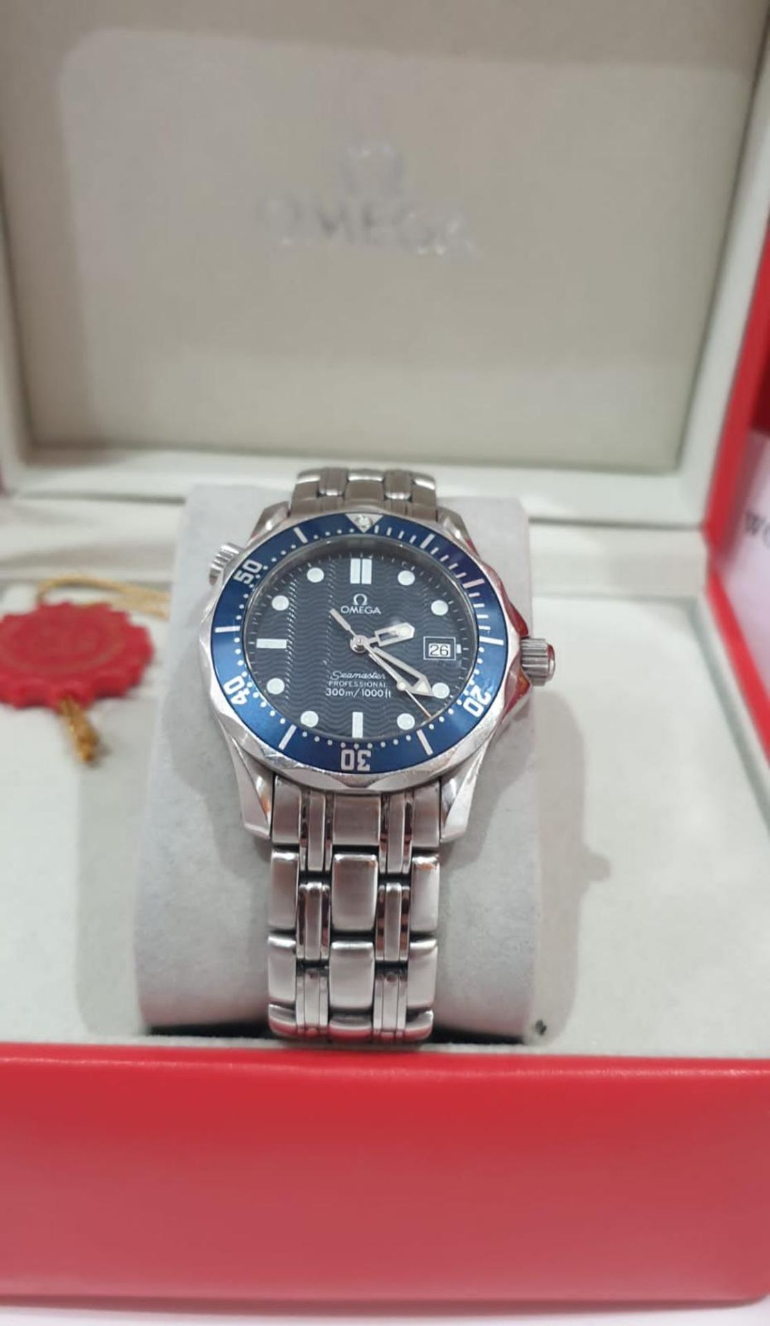 OMEGA SEAMASTER Professional 300m James Bond Navy Wave Dial *NO VAT* - Image 3 of 11