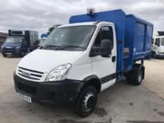 IVECO DAILY 65C18 6.5 ton TIPPER WITH SIDE BIN LIFT 3.0 TD, EX COUNCIL, MANUAL, 190,000km *PLUS VAT*