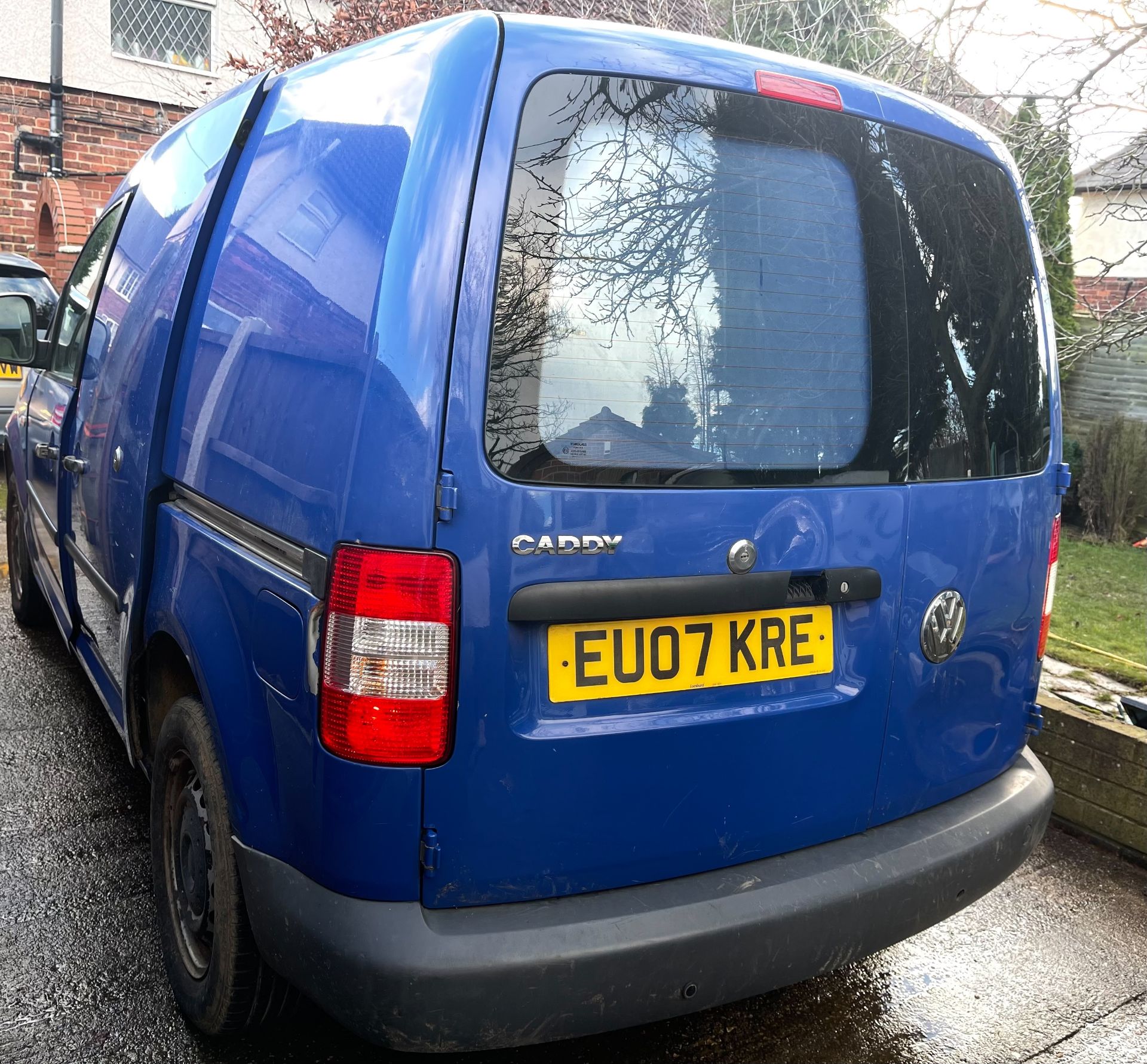 2007 VOLKSWAGEN CADDY 69PS SDI BLUE PANEL VAN, 120K MILES, 2.0 DIESEL *NO VAT* - Image 3 of 13