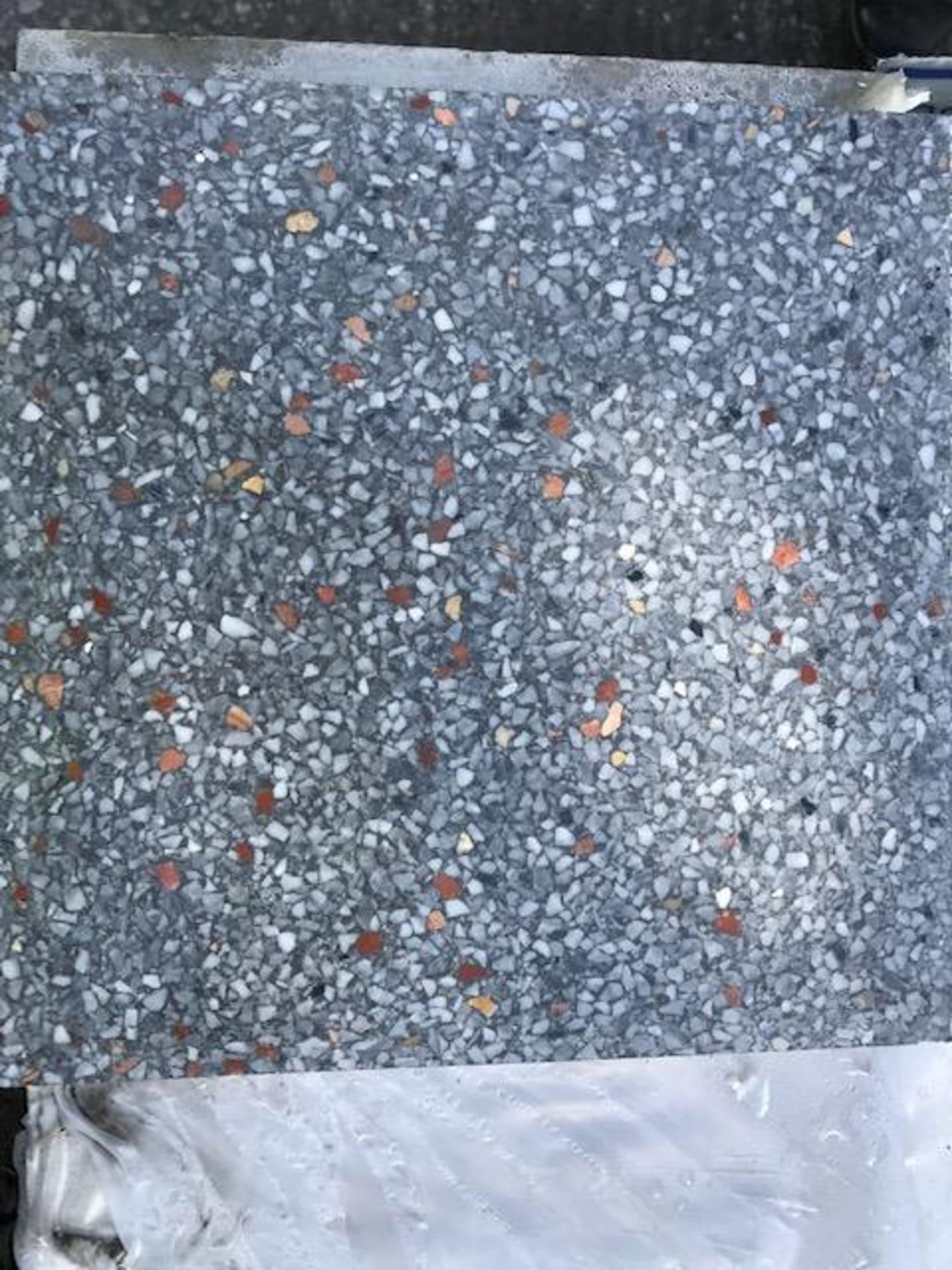 1 PALLET OF BRAND NEW TERRAZZO COMMERCIAL FLOOR TILES (T16451), COVERS 18 SQUARE YARDS *PLUS VAT*