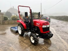 SIROMER 204E 20hp 4WD COMPACT TRACTOR WITH TOPPER, RUNS DRIVES AND CUTS, 326 HOURS *PLUS VAT*