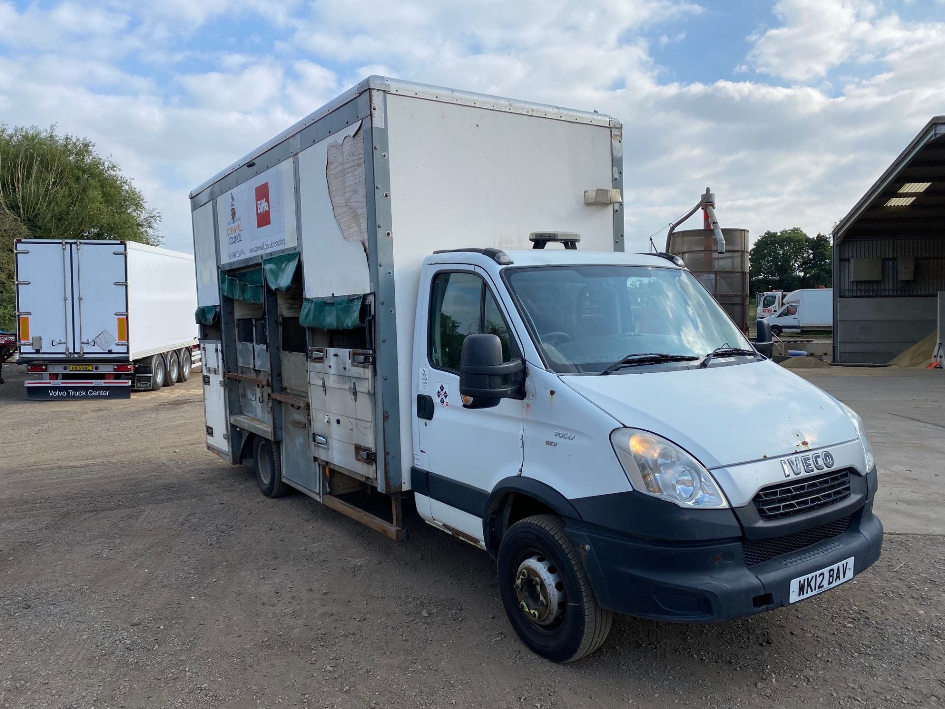 2012 IVECO DAILY 70C17 WHITE RECYCLING VAN, EX COUNCIL, 180K MILES, 3.0 DIESEL *PLUS VAT*