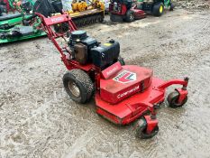 FERRIS 36" WALK BEHIND MOWER, KAWASAKI PETROL ENGINE, GOOD SOLID 36" DECK *PLUS VAT*