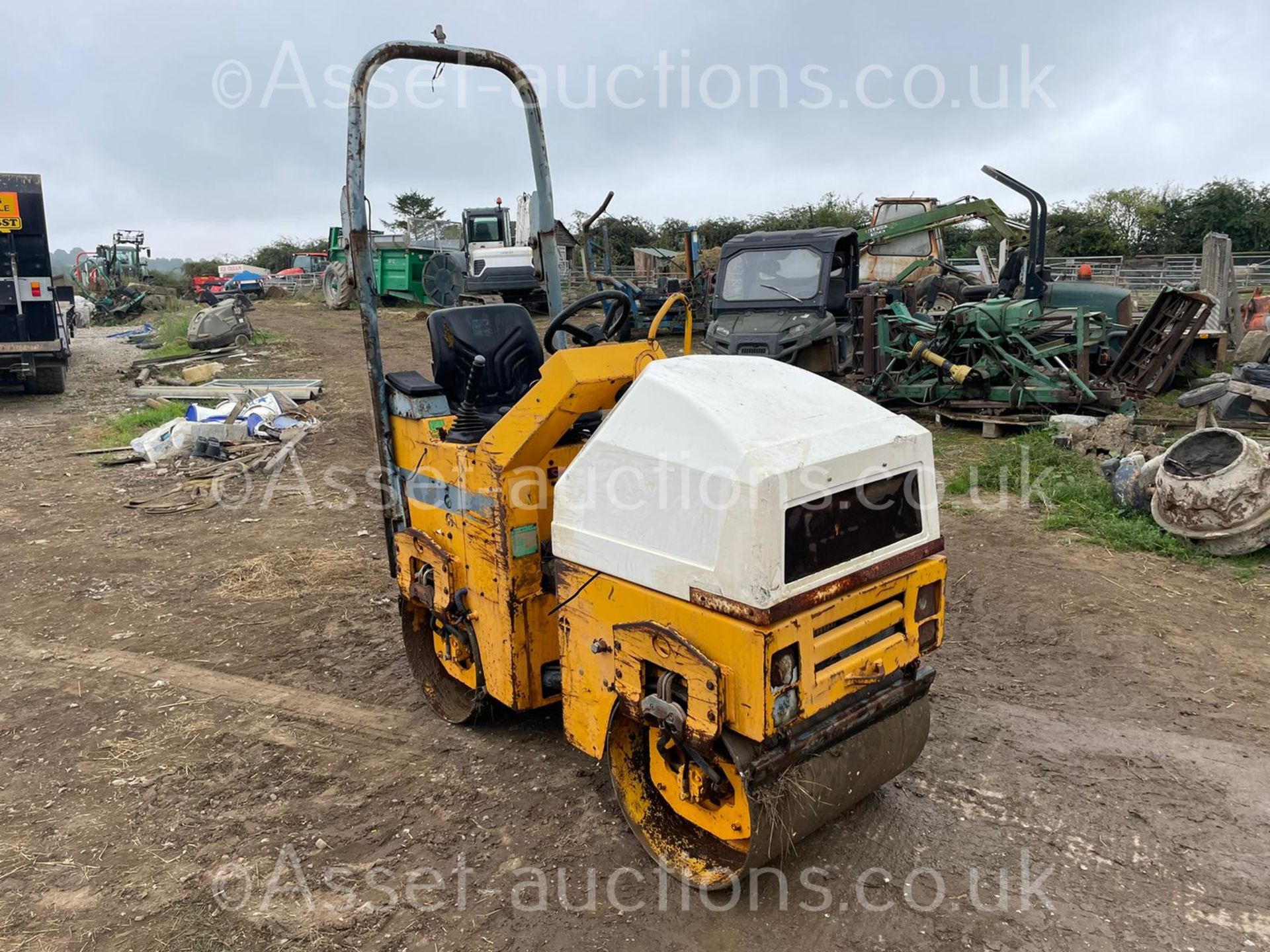 2002/51 TEREX BENFORD TV800KF TWIN DRUM ROLLER, RUNS DRIVES AND VIBRATES, 1338 HOURS *PLUS VAT* - Image 4 of 11