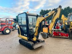 2007 CATERPILLAR 301.C 1.6 TON MINI DIGGER, RUNS DRIVES AND DIGS, 3 CYLINDER DIESEL ENGINE *PLUS VAT