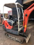 2008 KUBOTA KX36/3 MINI DIGGER / EXCAVATOR, 4500 HOURS, STARTS RUNS AND DIGS, 3 BUCKETS *NO VAT*