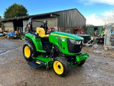 2017/67 JOHN DEERE 2036R 36hp 4WD COMPACT TRACTOR WITH AUTO CONNECT 60D UNDERSLUNG DECK