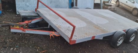 13ft x 6.6ft LIGHT PLANT BEAVERTAIL TRAILER, FULL ALUMINIUM BED, PART FINISHED PROJECT *NO RESERVE*