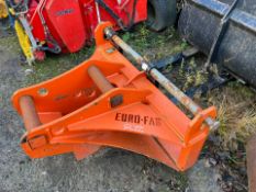 NEW AND UNUSED EURO FAB PALLET FORKS, SUITABLE FOR 13-20 TON EXCAVATOR, FORKS ARE INCLUDED *PLUS VAT