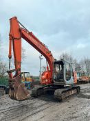 HITACHI EX135 13 TON TRACKED DIGGER / EXCAVATOR, 5183 RECORDED HOURS, RUNS WORKS AND DIGS *PLUS VAT*