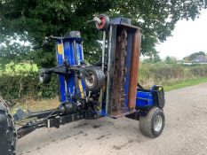 RYETEC TRIFLEX 4200 TOWBEHIND FLAIL 3 GANG MOWER, IN WORKING ORDER, PTO DRIVEN *PLUS VAT*