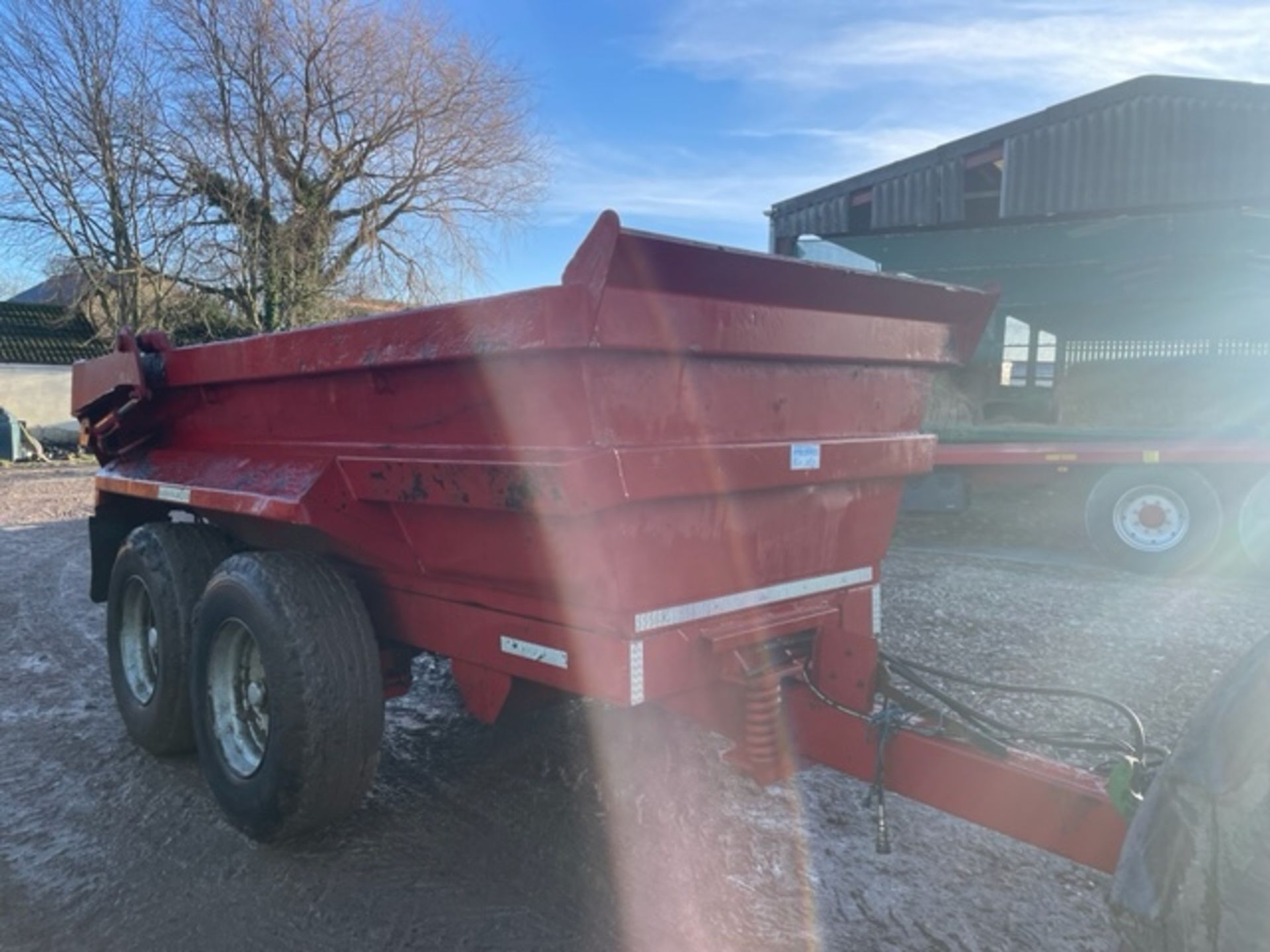 CHIEFTAIN 12TON DUMP TRAILER, HYDRAULIC BACK DOOR, TIDY ORDER *NO VAT* - Image 2 of 4