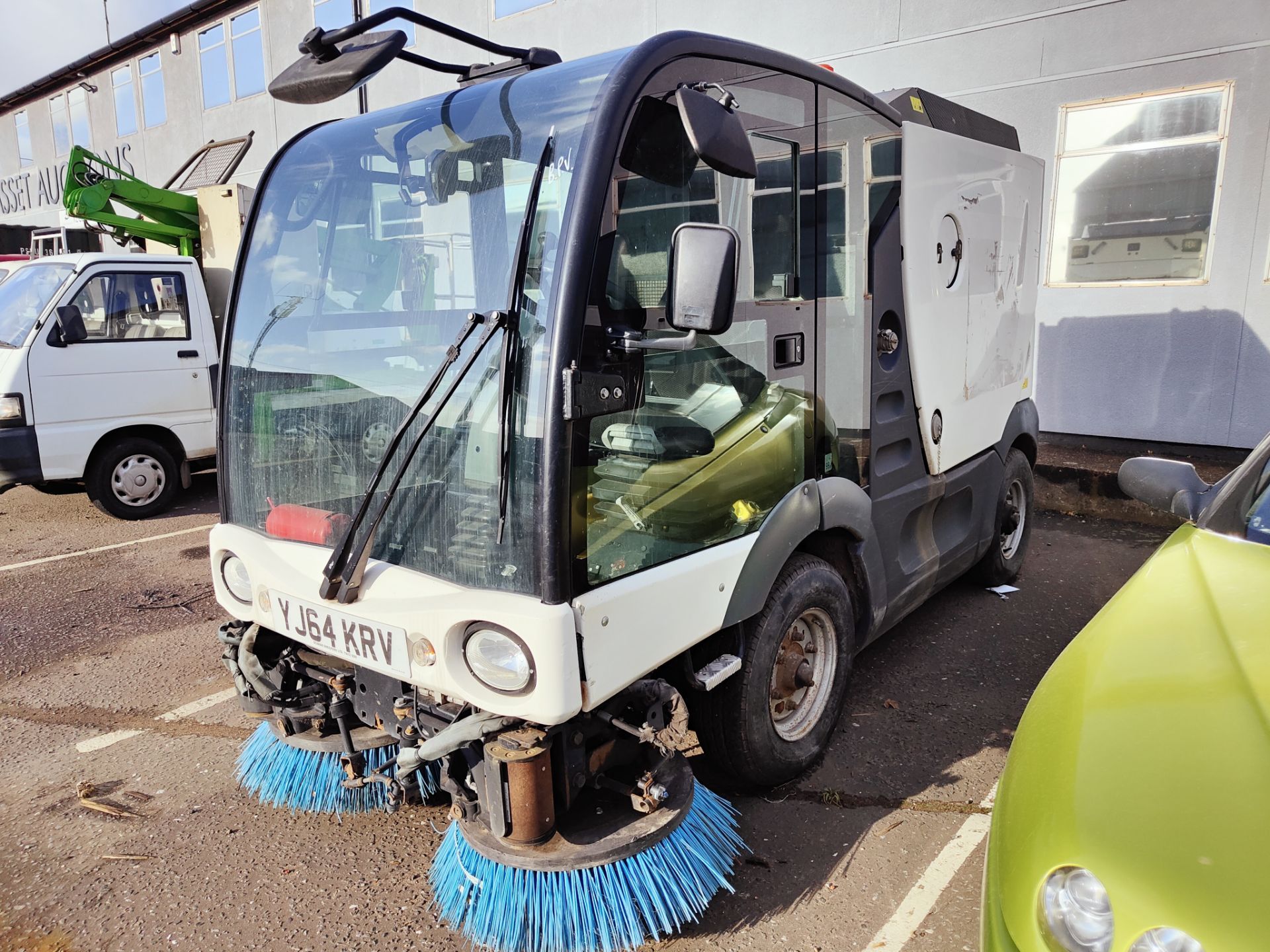 2014/64 REG SCARAB MC200 WHITE ROAD SWEEPER, YEAR 2014, REG YJ64 KRV *PLUS VAT* - Image 3 of 19