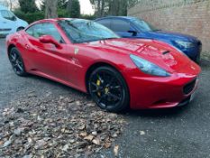 2010 FERRARI CALIFORNIA 2 PLUS RED CONVERTIBLE, 29K MILES, SEMI AUTO, *ONLY 10% BUYERS PREMIUM*