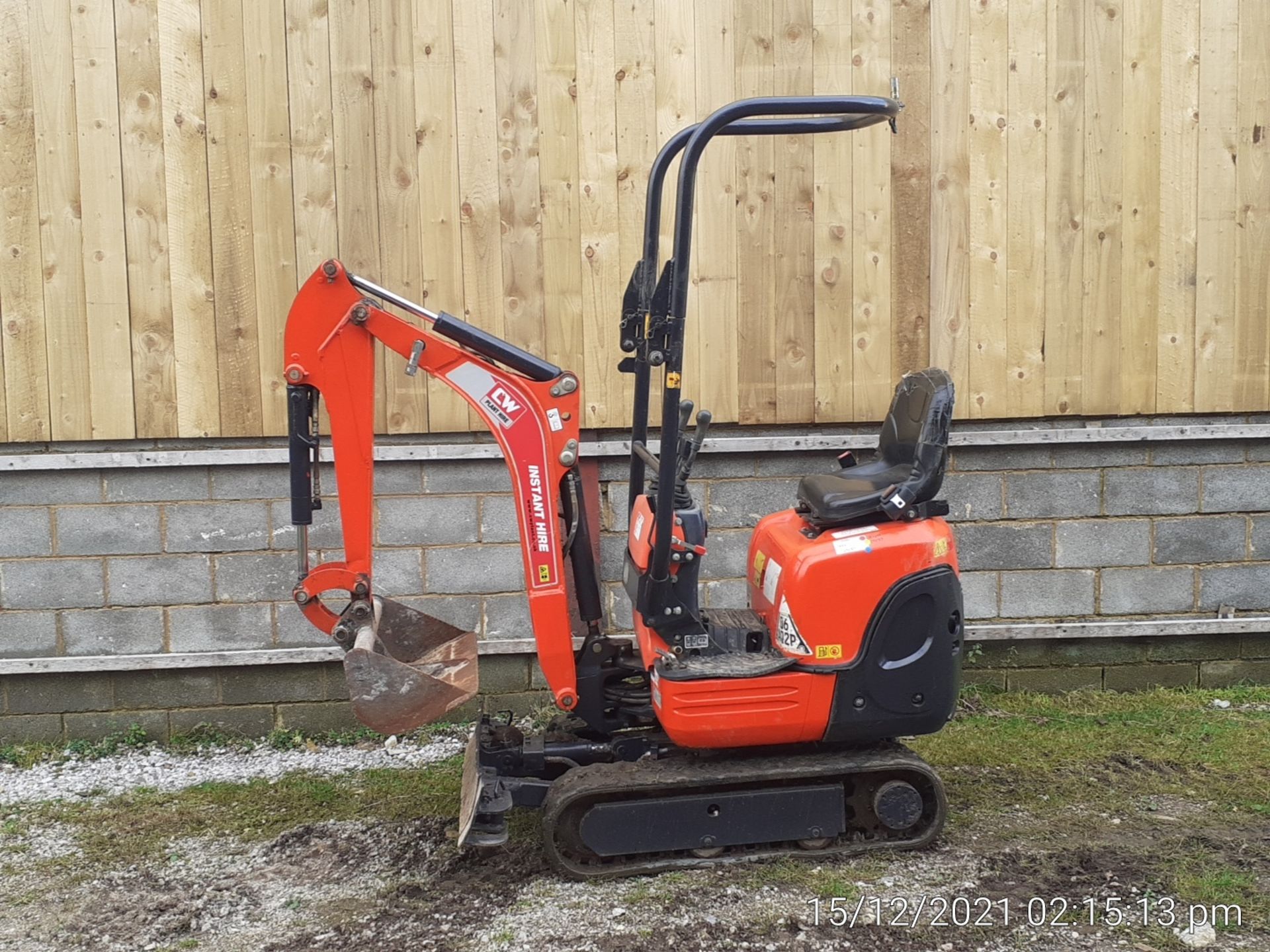 2017 KUBOTA K008-3 MINI DIGGER, LOW HOURS, EXPANDING TRACKS, 3 CYLINDER DIESEL ENGINE *PLUS VAT*