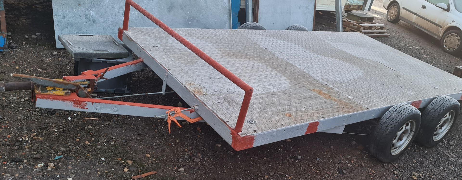 13ft x 6.6ft LIGHT PLANT BEAVERTAIL TRAILER, FULL ALUMINIUM BED, PART FINISHED PROJECT *PLUS VAT* - Image 2 of 4