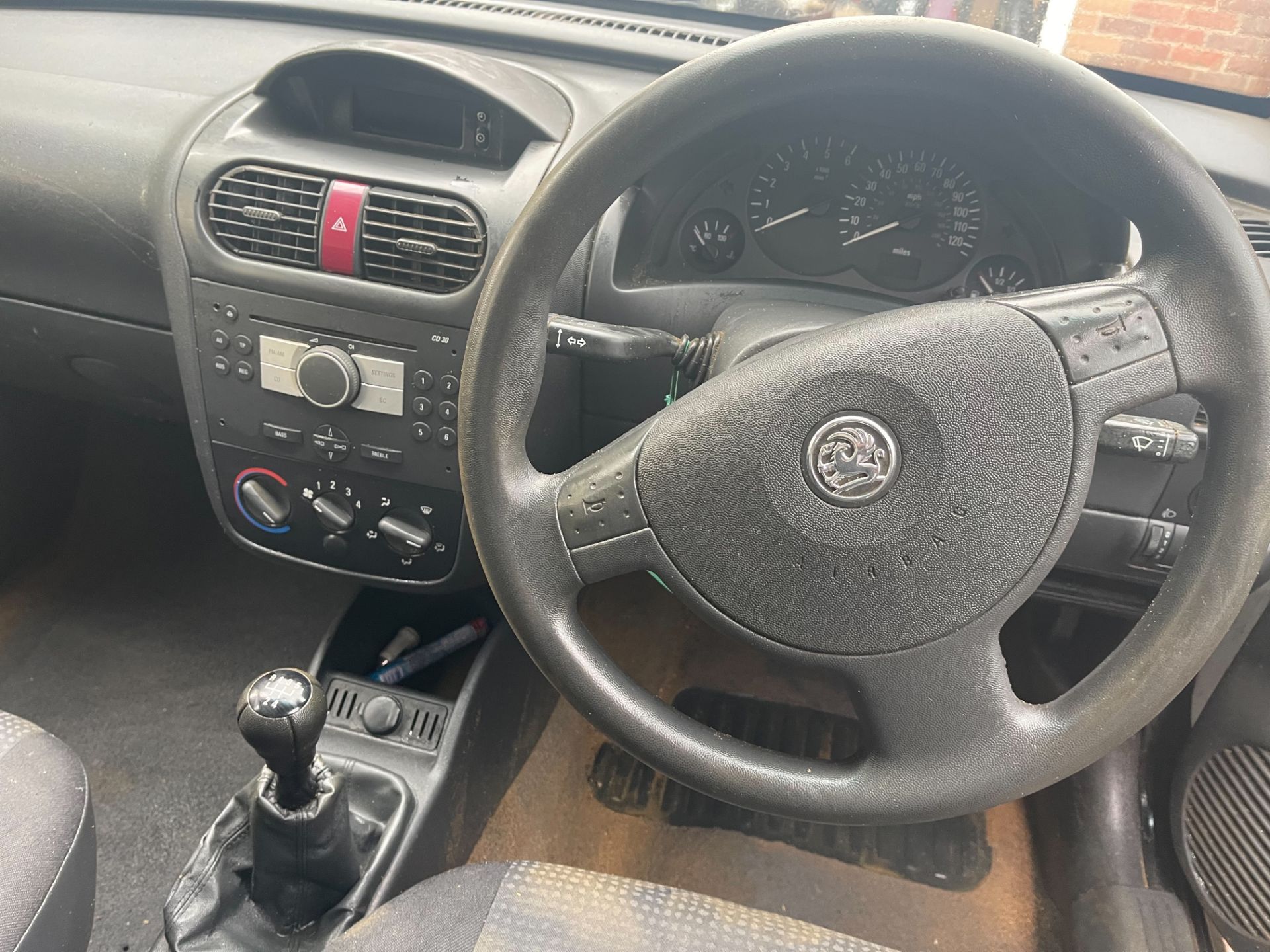 2007/57 VAUXHALL COMBO 1700 WHITE VAN, 102K MILES, 1298cc DIESEL ENGINE, RESERVE REDUCED *NO VAT* - Image 4 of 5