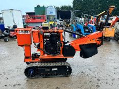 PREDATOR P26 TRACKED STUMP GRINDER, RUNS DRIVES AND WORKS, SWING SLEW - LEFT AND RIGHT *PLUS VAT*