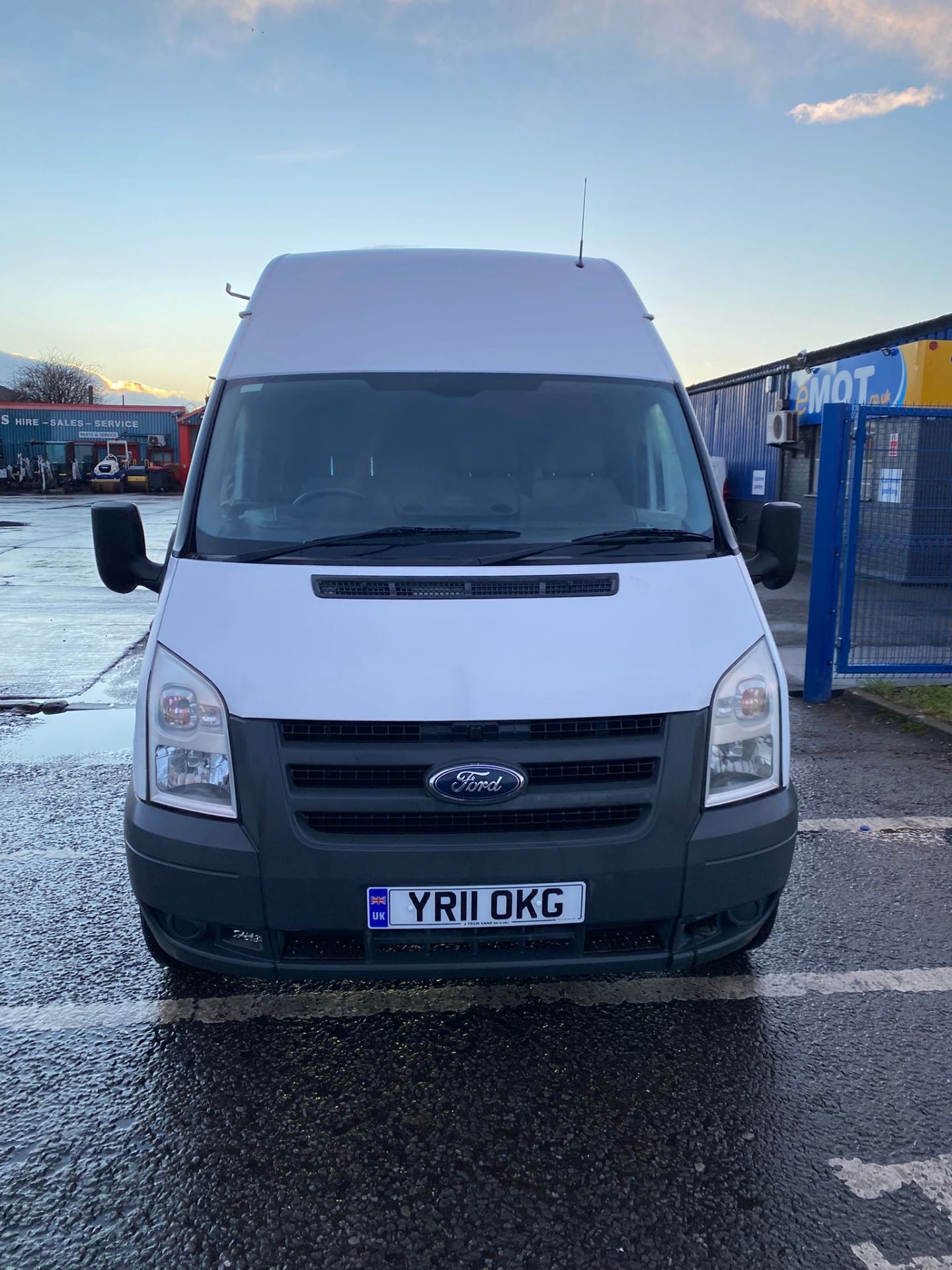 2011 FORD TRANSIT 100 T350L RWD WHITE PANEL VAN, 86K MILES, 2.4 DIESEL, WORKSHOP TYRE VEHICLE - Image 2 of 12