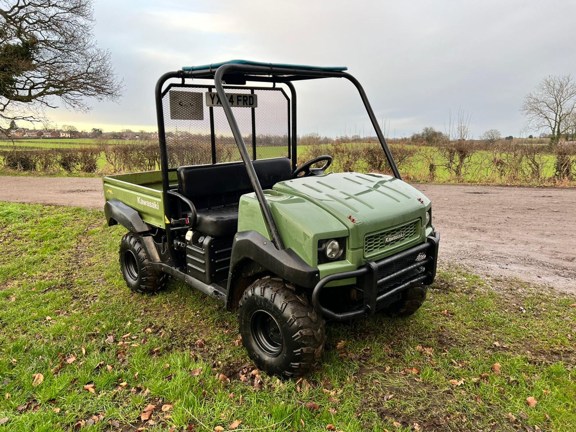 2014/64 KAWASAKI MULE 4010 4WD BUGGI, RUNS AND DRIVES, SHOWING A LOW 2978 HOURS *PLUS VAT*