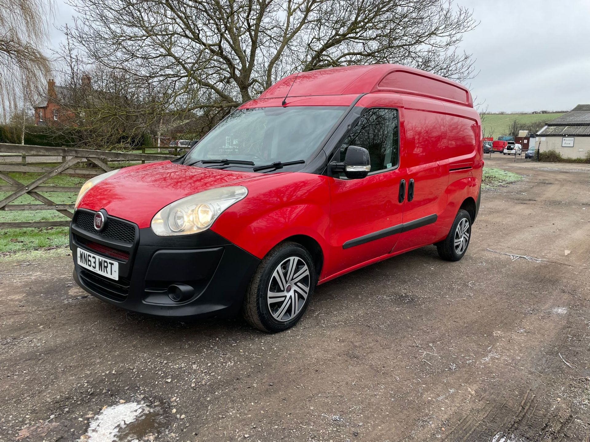 2013/63 FIAT DOBLO 16V XL MULTIJET LWB RED PANEL VAN, 1.6 DIESEL, 27,656 MILES *PLUS VAT* - Image 3 of 13