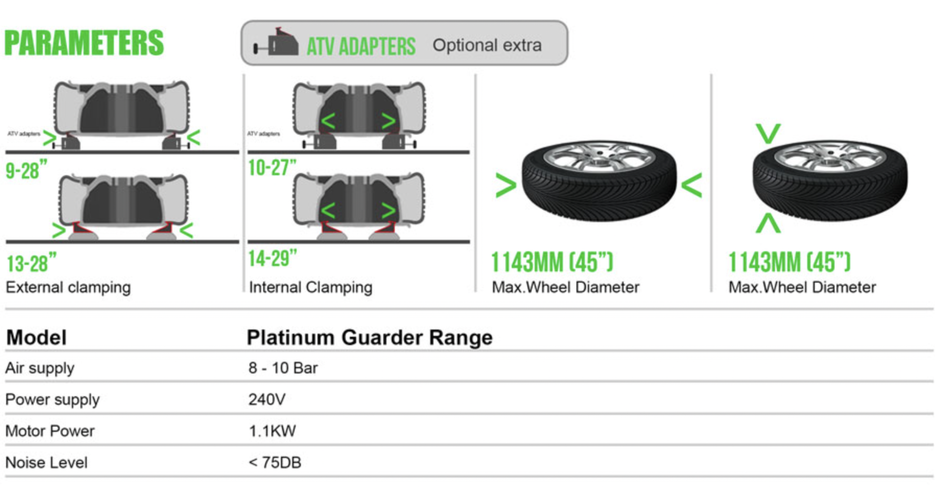 G22 GUARDER PLATIMUM SERIES FULLY AUTOMATIC TYRE CHANGER *PLUS VAT* - Image 4 of 5