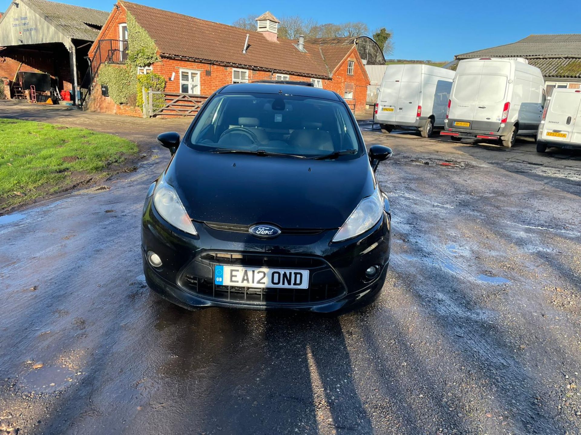 2012 FORD FIESTA SPORT TDCI BLACK SPORT VAN, 122K MILES, 1560cc DIESEL ENGINE *NO VAT* - Image 2 of 14