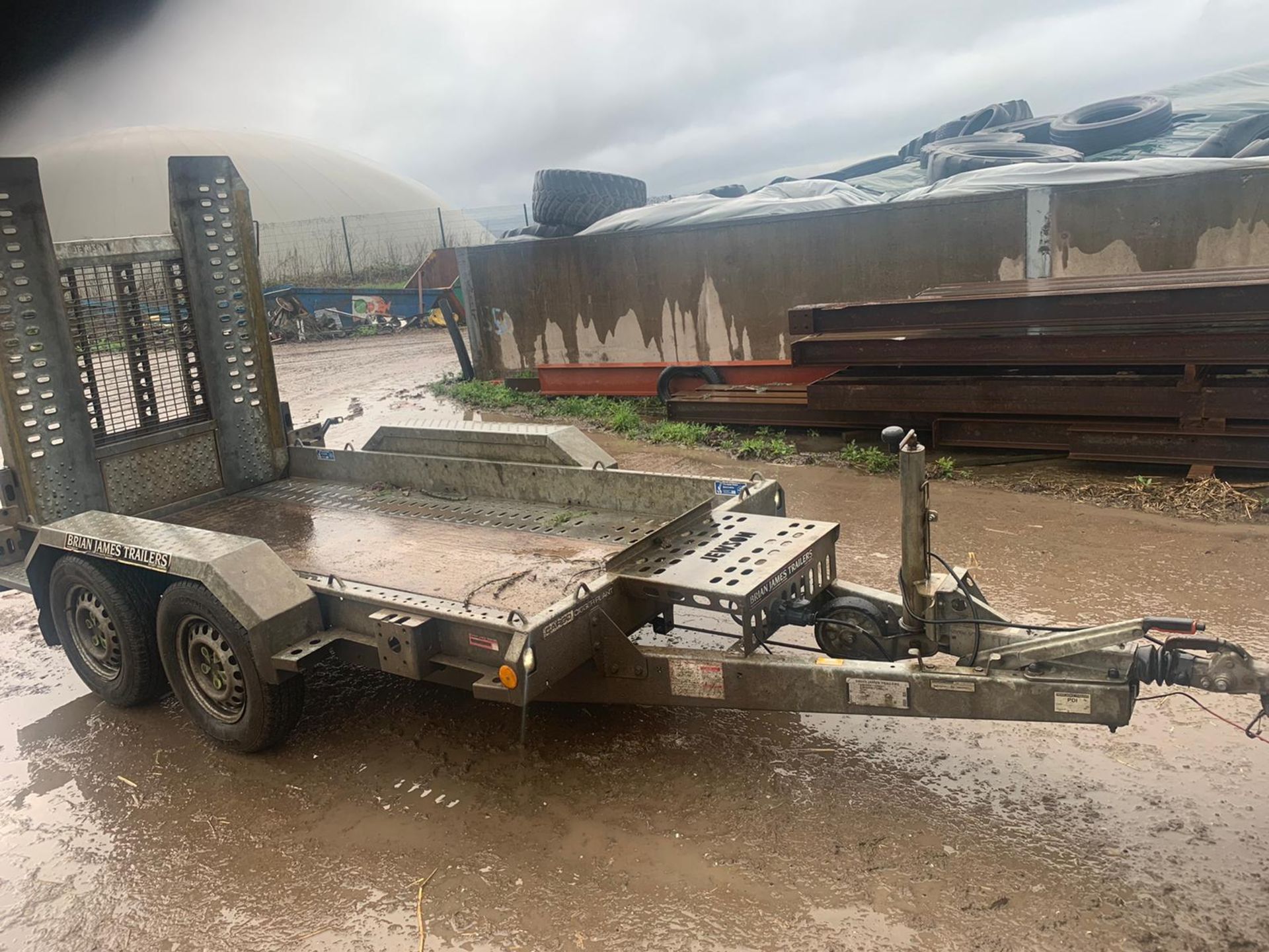 2015 BRIAN JAMES 2.7 TON PLANT TRAILER, 8 x4, IN VERY GOOD CONDITION *PLUS VAT* - Image 2 of 10