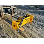 NEW AND UNUSED HMB ROCK BREAKER, SUITABLE FOR EXCAVATOR, PIPES ARE INCLUDED *PLUS VAT*